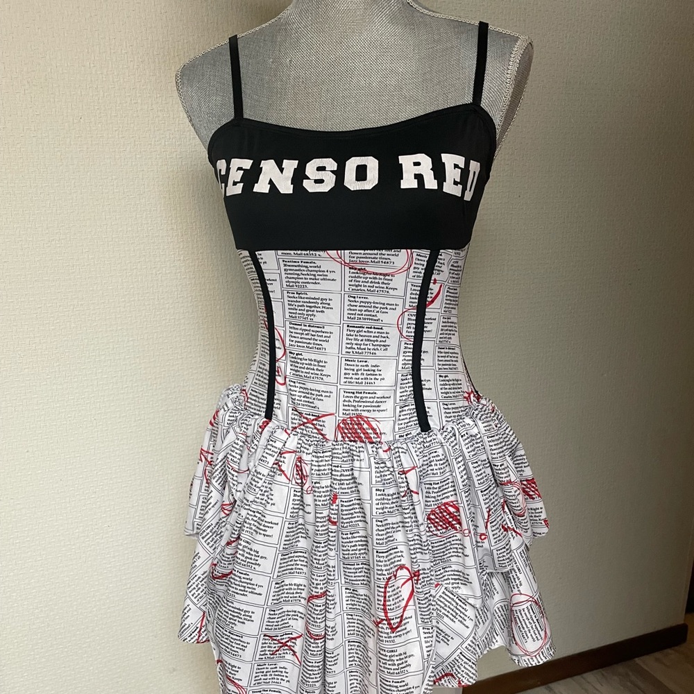 Party King Censored Pop Star Funny Sexy Costume Dress Size S